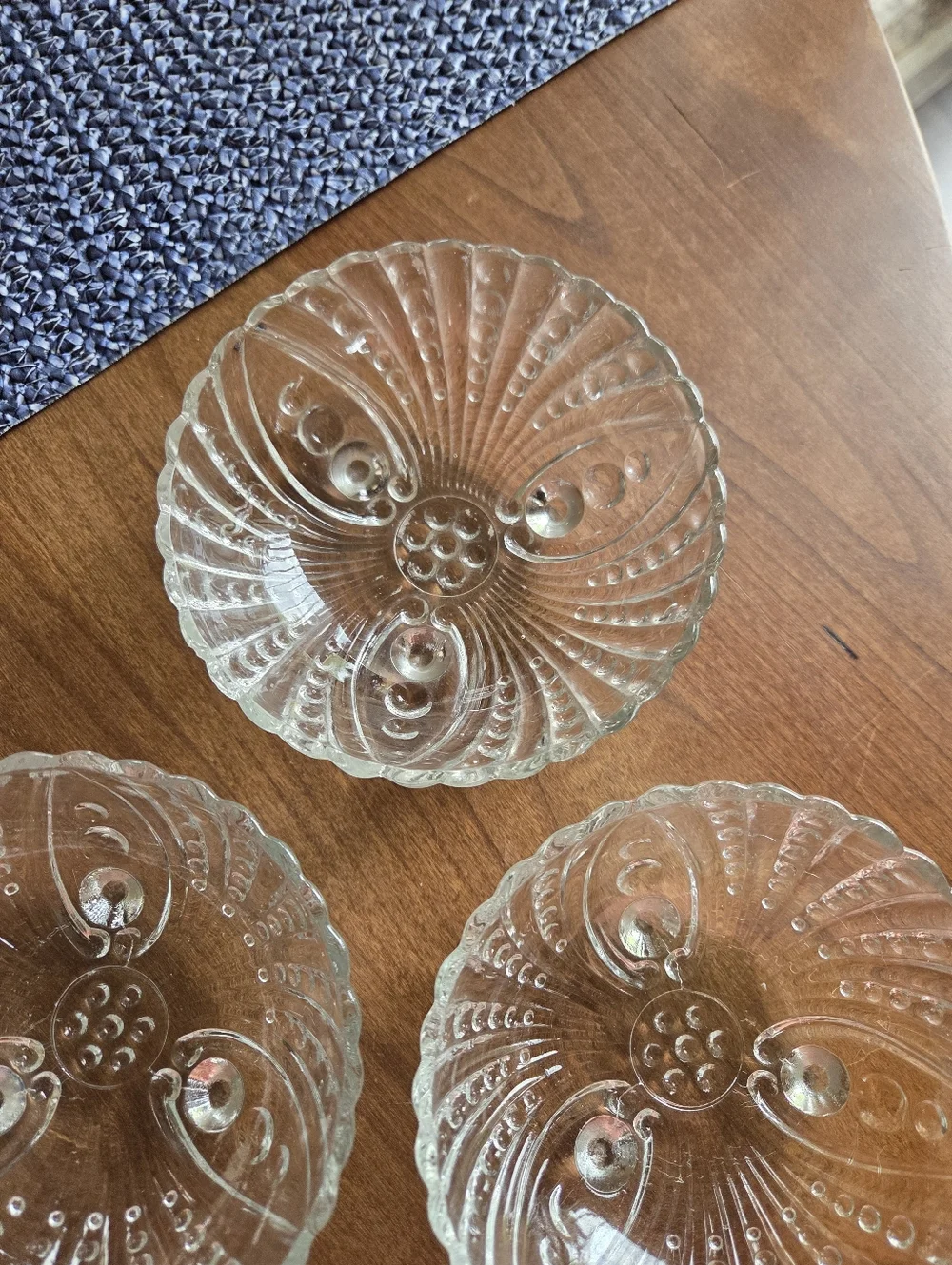 Anchor Hocking 1940s Clear Depression Glass 